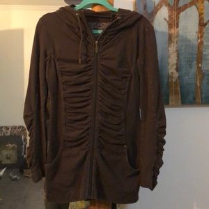 Nomands organic cotton hemp, tribal,  zip hoodie